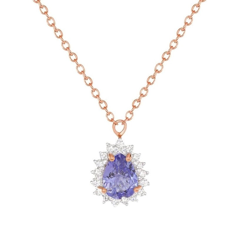 Marie Necklace in Tanzanite