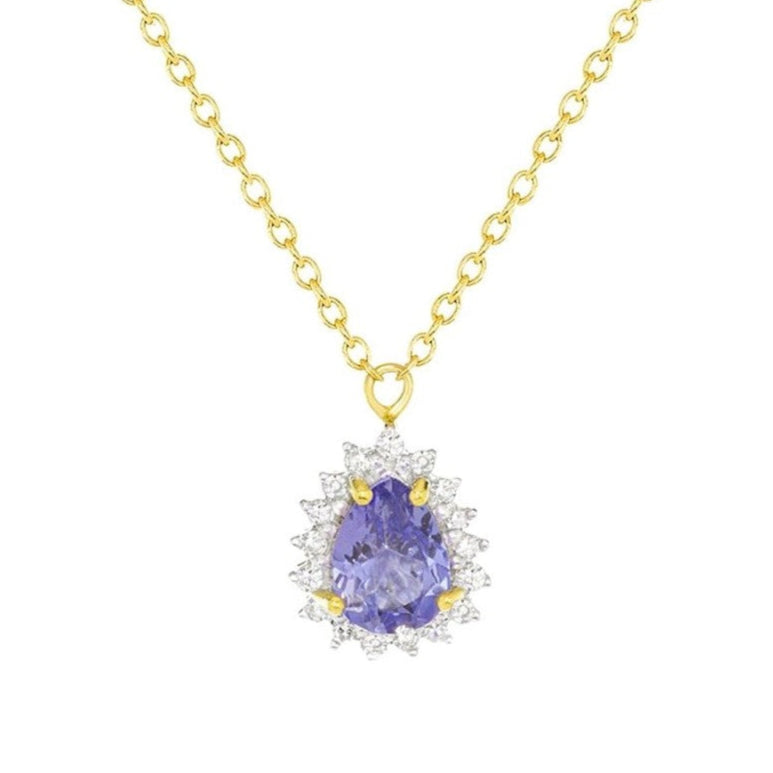 Marie Necklace in Tanzanite