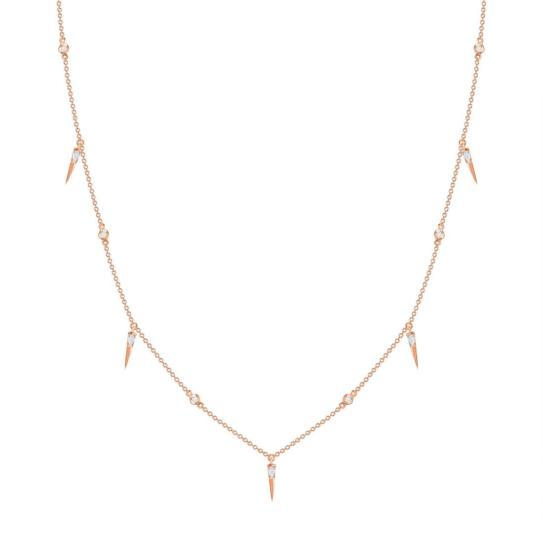 Luminosity Necklace with Diamonds