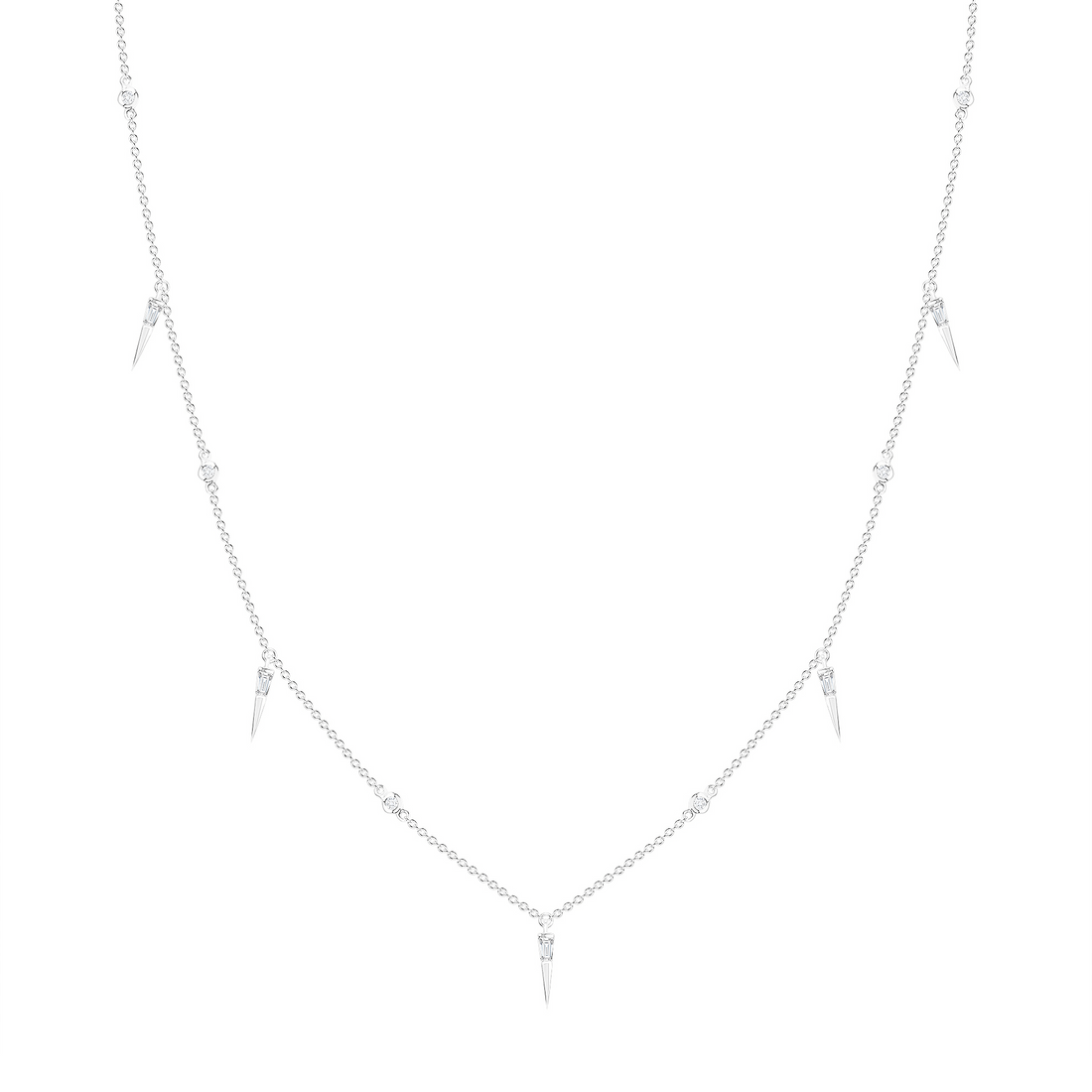 Luminosity Necklace with Diamonds