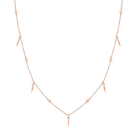 Luminosity Necklace with Diamonds