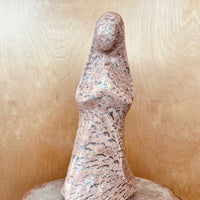 zebradorite fsculpture of the madonna from madagascar