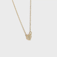 Alignment Necklace with White Topaz