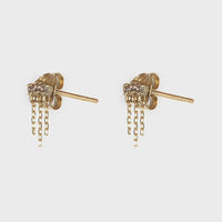 Gaze Earrings with Diamond