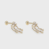 Admire Earrings with White Sapphire