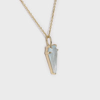 Destination Necklace with Aquamarine