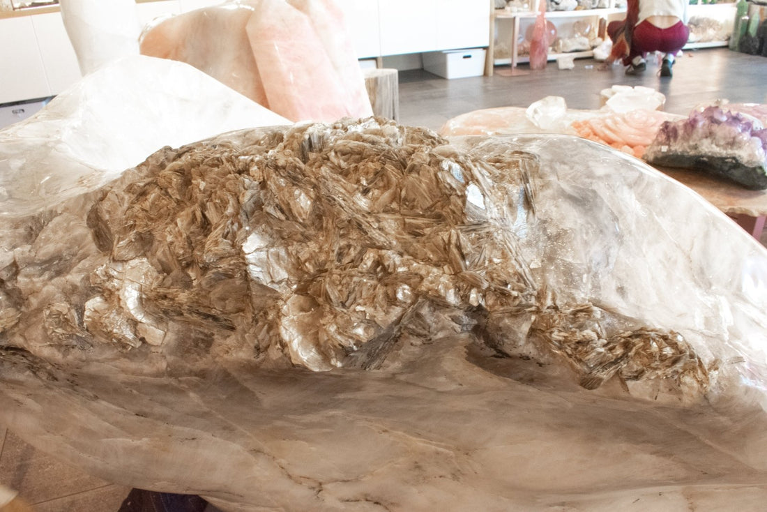 Golden Healer Quartz Throne