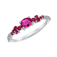 Sanctuary Ruby and Diamond Ring