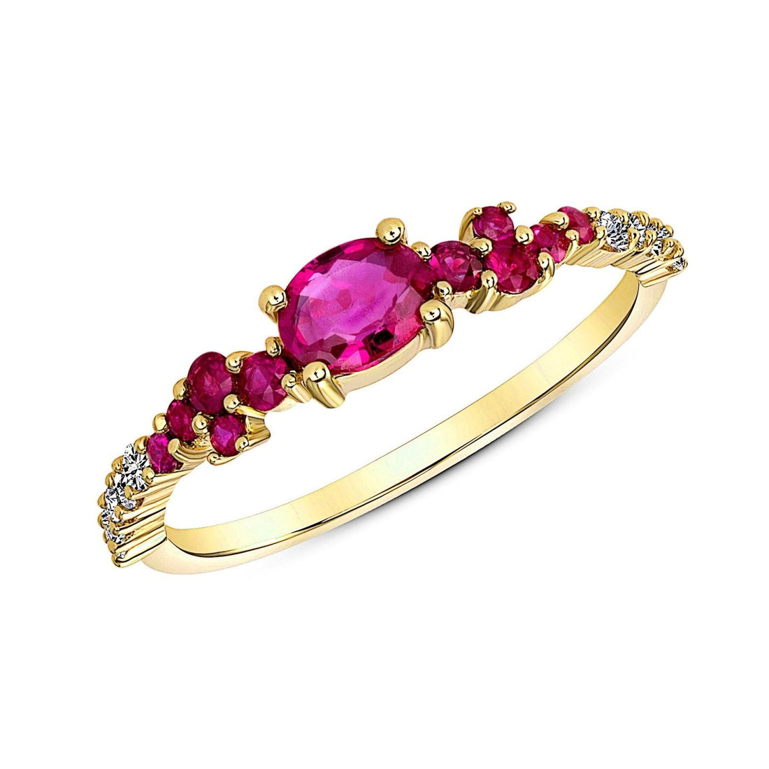 Sanctuary Ruby and Diamond Ring