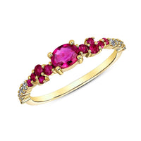 Sanctuary Ruby and Diamond Ring