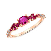 Sanctuary Ruby and Diamond Ring