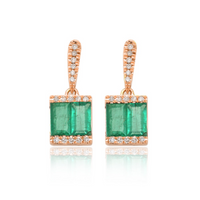 Shine Emerald Earrings