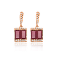 Shine Ruby Earrings