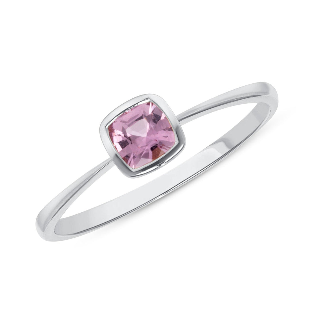 Simple Pink Sapphire Ring - Ele Keats Jewelry