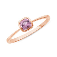 Simple Pink Sapphire Ring - Ele Keats Jewelry