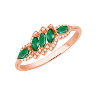 Swoon Emerald Ring - Ele Keats Jewelry