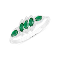 Swoon Emerald Ring - Ele Keats Jewelry