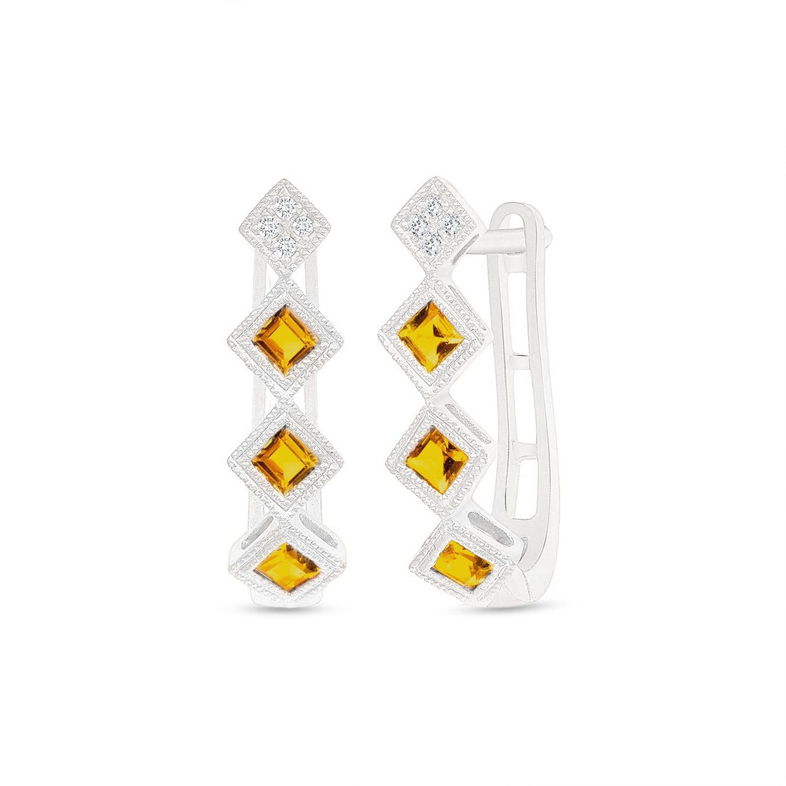 Timeless Citrine Earrings - Ele Keats Jewelry