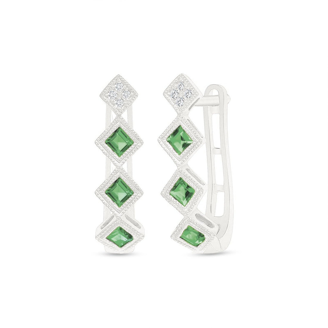 Timeless Emerald Earrings - Ele Keats Jewelry