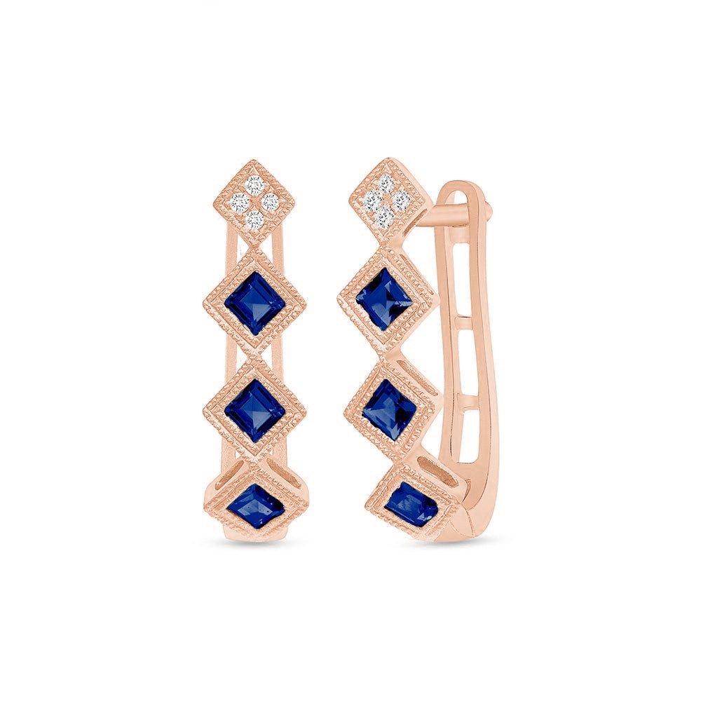 Timeless Sapphire Earrings - Ele Keats Jewelry