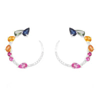 Transformation Multi Sapphire Earrings - Ele Keats Jewelry