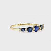 Caity Sapphire and Diamond Ring