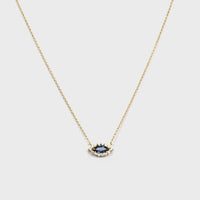 Eyelight Necklace with Blue Sapphire