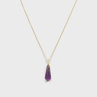 Abundance Necklace with Amethyst