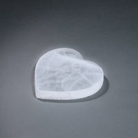 Selenite Heart Plate
