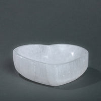 Selenite Heart Bowl