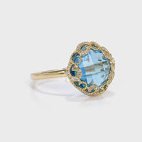 Regalia Blue Topaz Ring