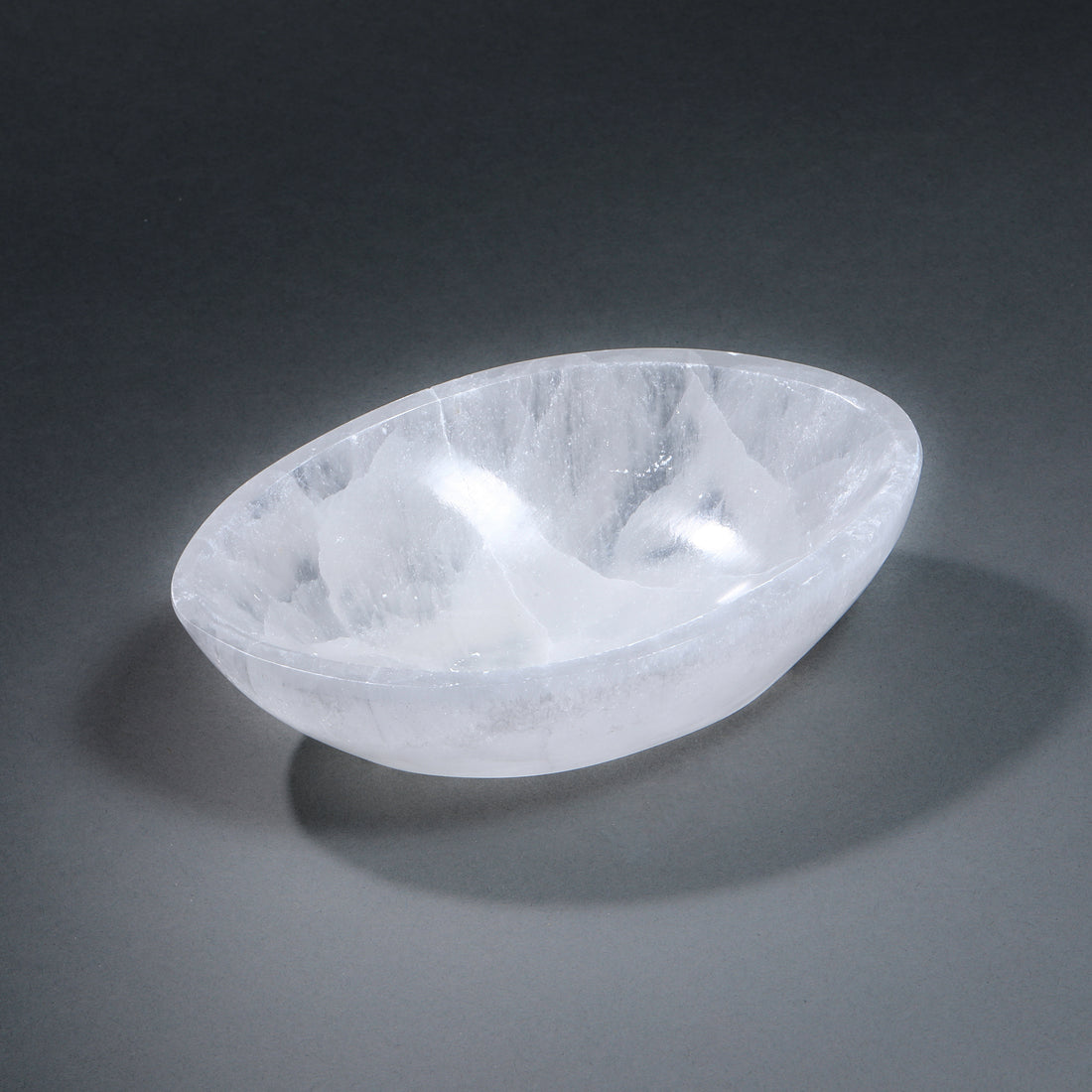 Selenite Almond Shape Bowl