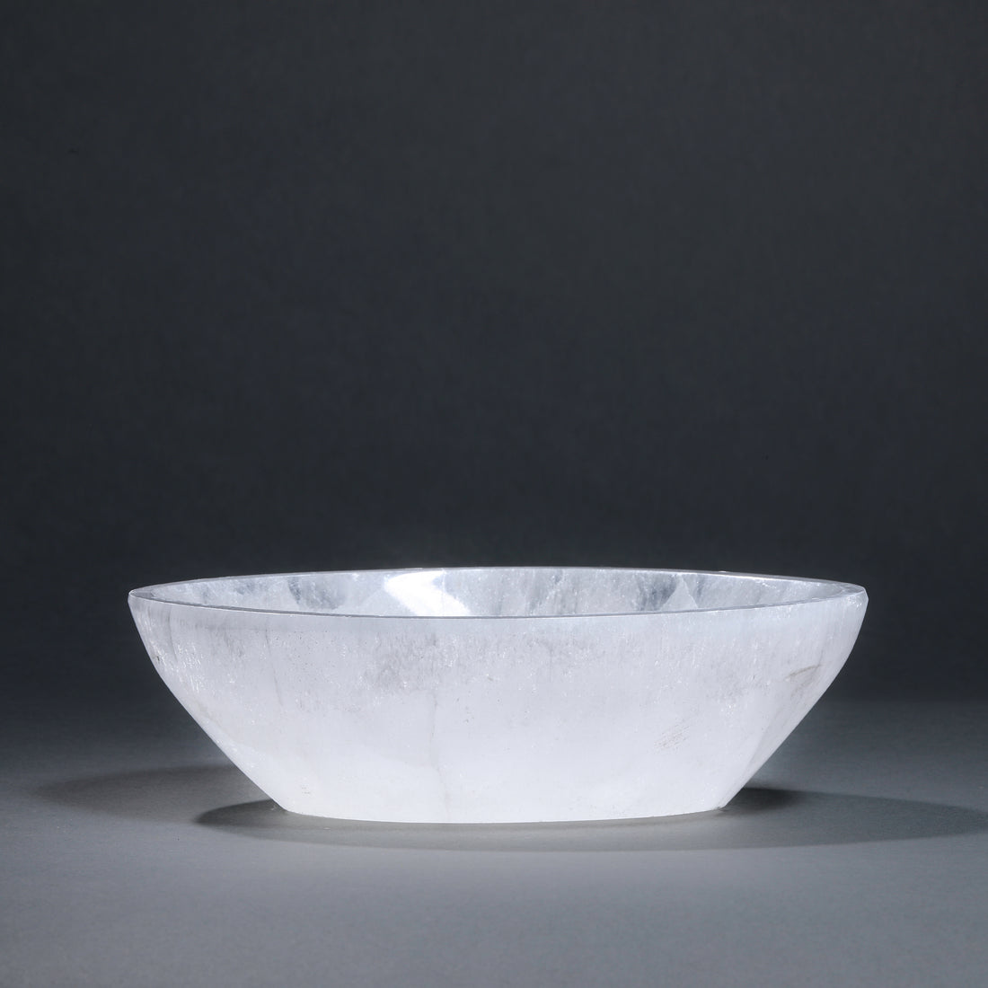 Selenite Almond Shape Bowl