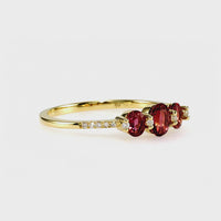 Trilogy Pink Tourmaline Ring