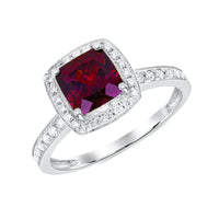 Adoration Ring Rhodolite