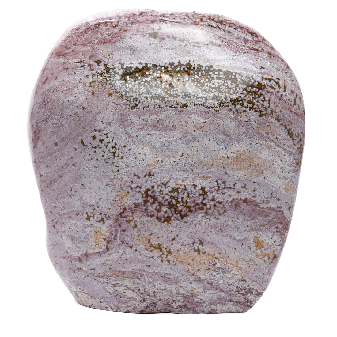 Soft Lilac Ocean Jasper Boulder