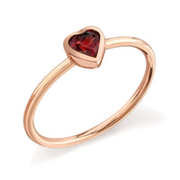 Heart Ruby Ring