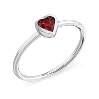 Heart Ruby Ring