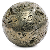 Pyrite Sphere – Sculptural Crystal for Power, Protection & Prosperity