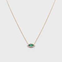 Eyelight Necklace with Emerald