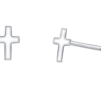 Baby Cross Studs - Ele Keats Jewelry