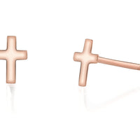 Baby Cross Studs - Ele Keats Jewelry