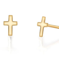 Baby Cross Studs - Ele Keats Jewelry