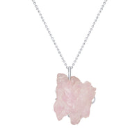 Crystalline Rose Quartz Necklace - Ele Keats Jewelry
