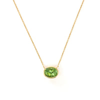 Green Tourmaline Divinity Necklace - Ele Keats Jewelry