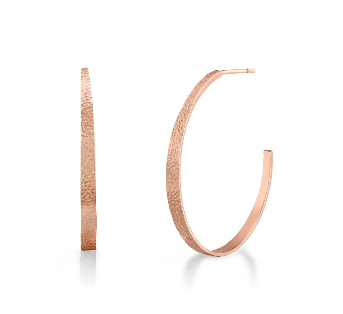 Half Moon Hoop Small - Ele Keats Jewelry