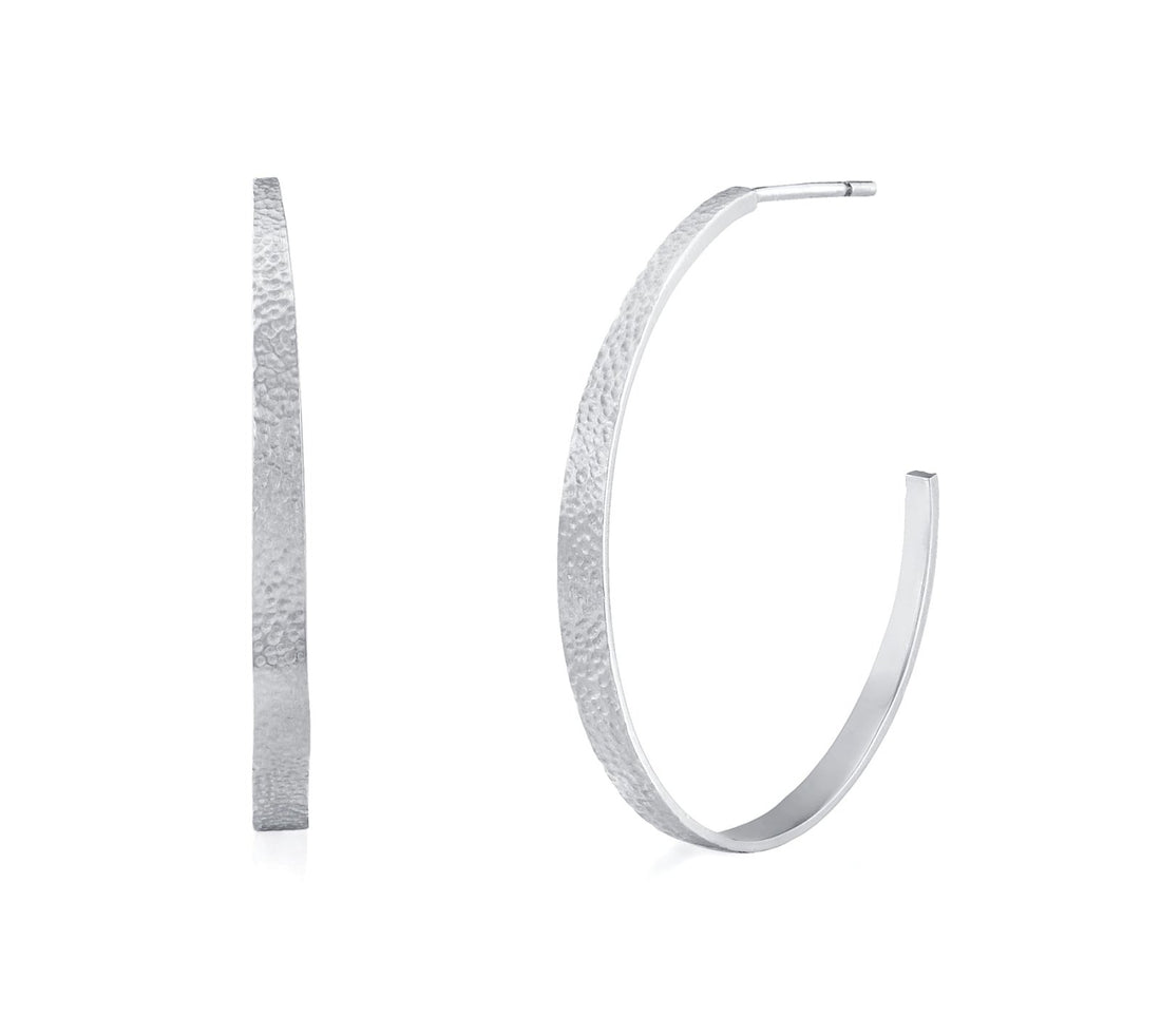 Half Moon Hoops Large - Ele Keats Jewelry