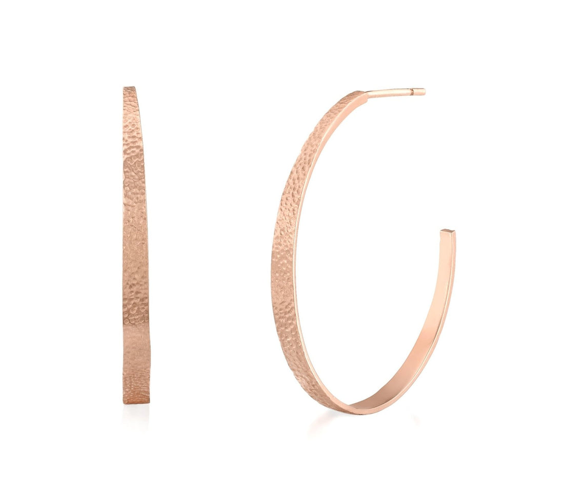 Half Moon Hoops Large - Ele Keats Jewelry