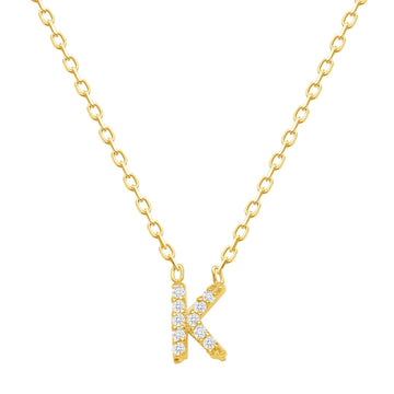 Letter Necklace K - Ele Keats Jewelry