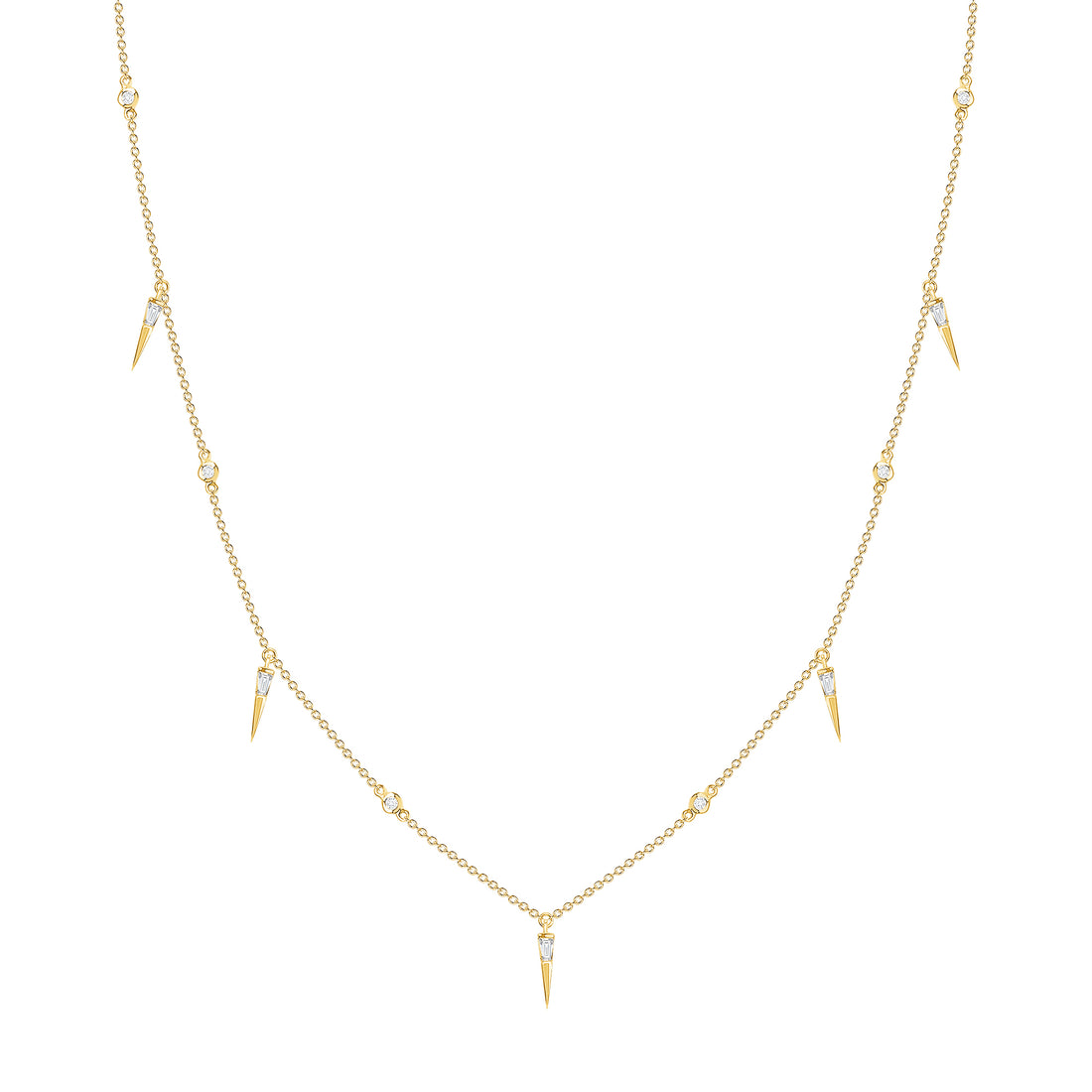 Luminosity Necklace with Diamonds